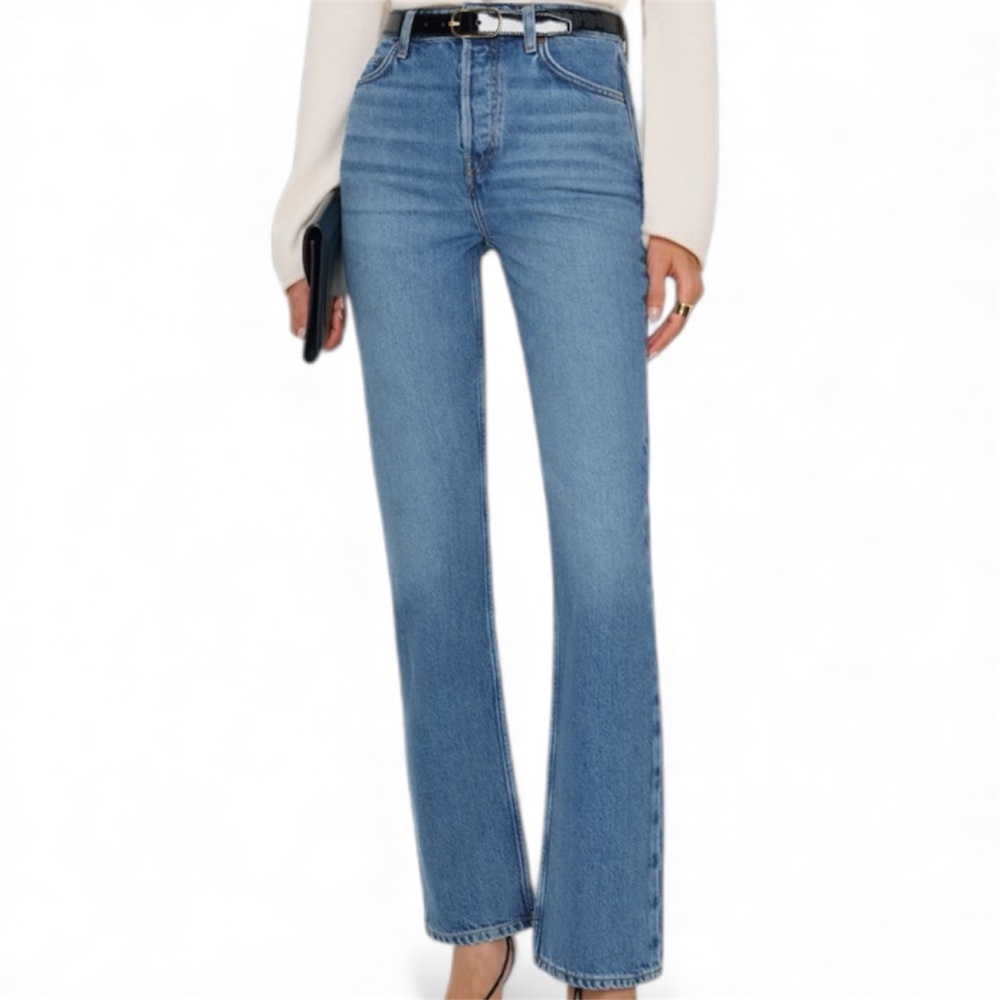 👖 Reformation Cynthia High Rise Straight Jeans Vintage Blue 26